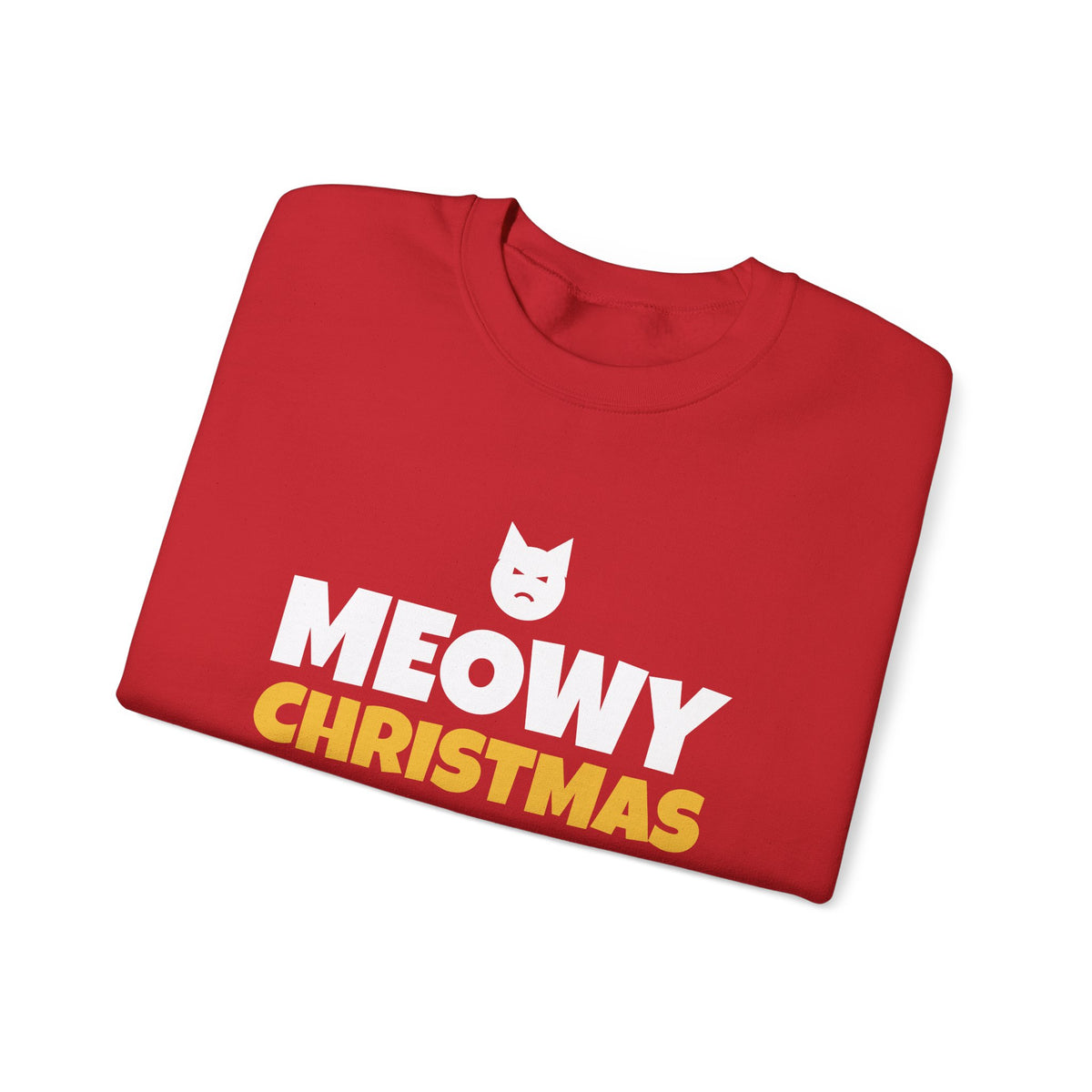Meowy Christmas Cat Sweatshirt