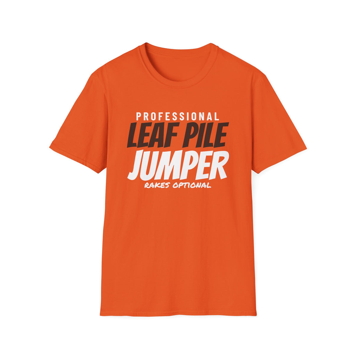 Professional Leaf Pile Jumper Funny Fall T-Shirt – Gifted Porch, view 4