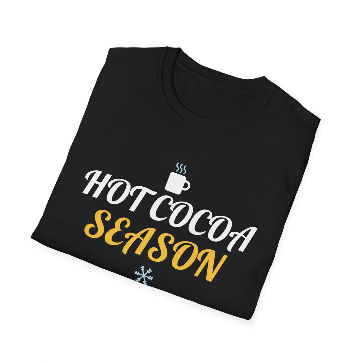 Hot Cocoa Season Christmas T-Shirt Cozy Winter Holiday Gift Tee – Gifted Porch