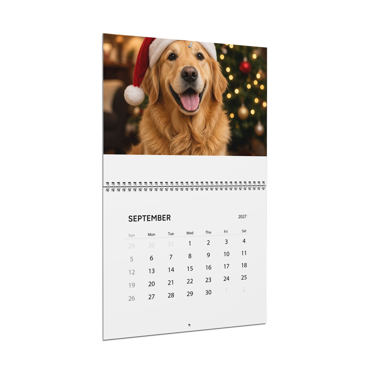 Custom Pet Photo Calendar 2027
