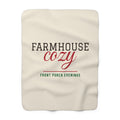Farmhouse Cozy Sherpa Fleece Throw – Gifted Porch, view 1