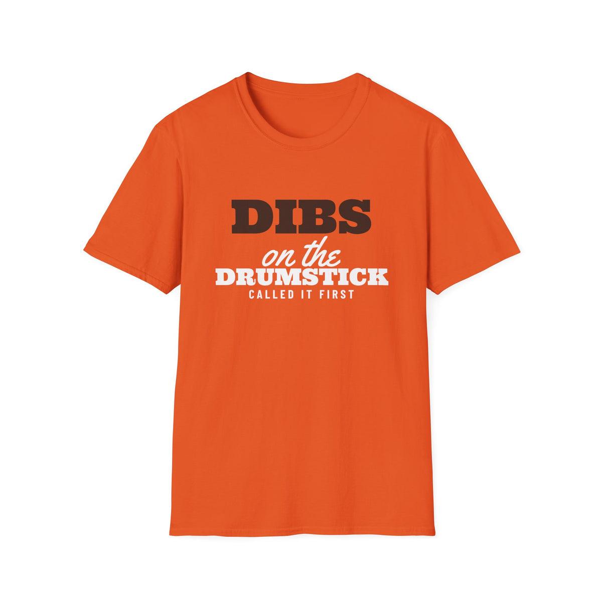 Dibs On The Drumstick Funny Thanksgiving T-Shirt – Gifted Porch, view 4