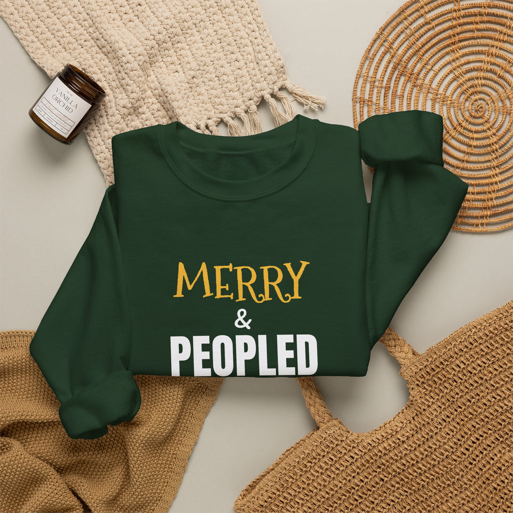 Merry And Peopled Out Sweatshirt
