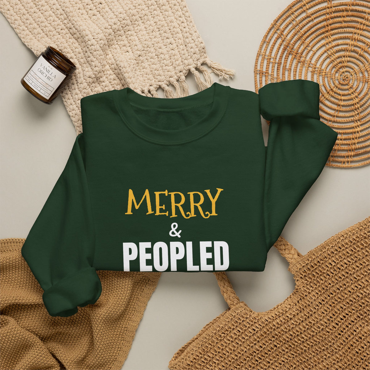 Merry And Peopled Out Sweatshirt