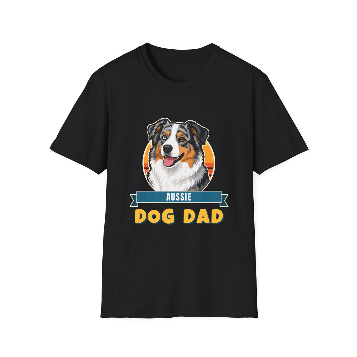 Australian Shepherd Dog Dad Shirt