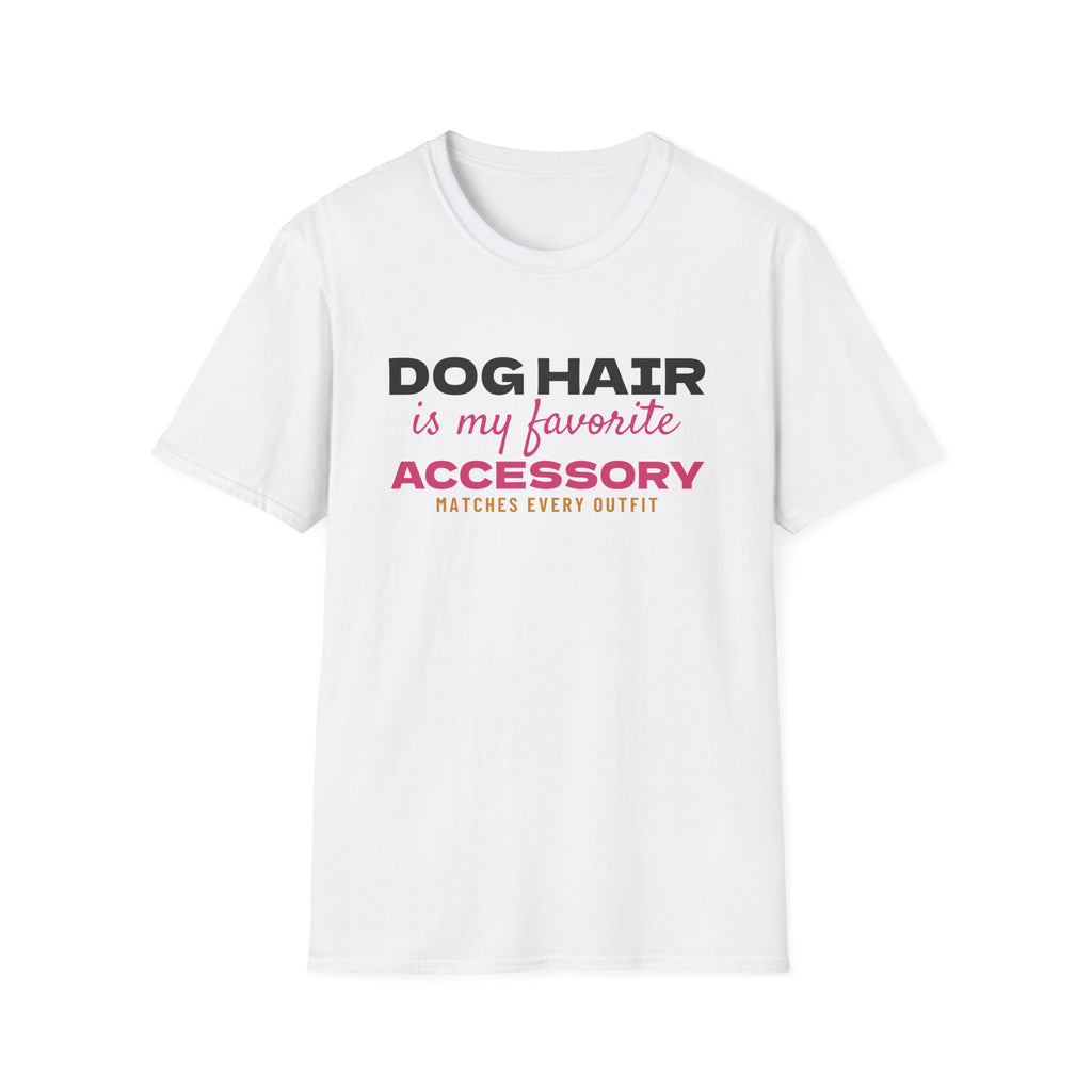 Dog Hair Is My Favorite Accessory Funny Dog Lover T-Shirt – Gifted Porch, view 1