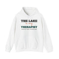 The Lake Is My Therapist Hoodie – gift for outdoor lovers