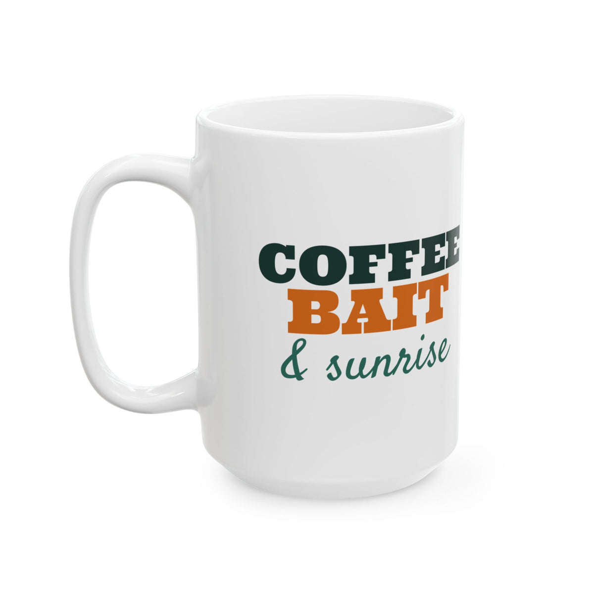 Coffee Bait And Sunrise Fishing Mug Fisherman Gift – Gifted Porch, view 7