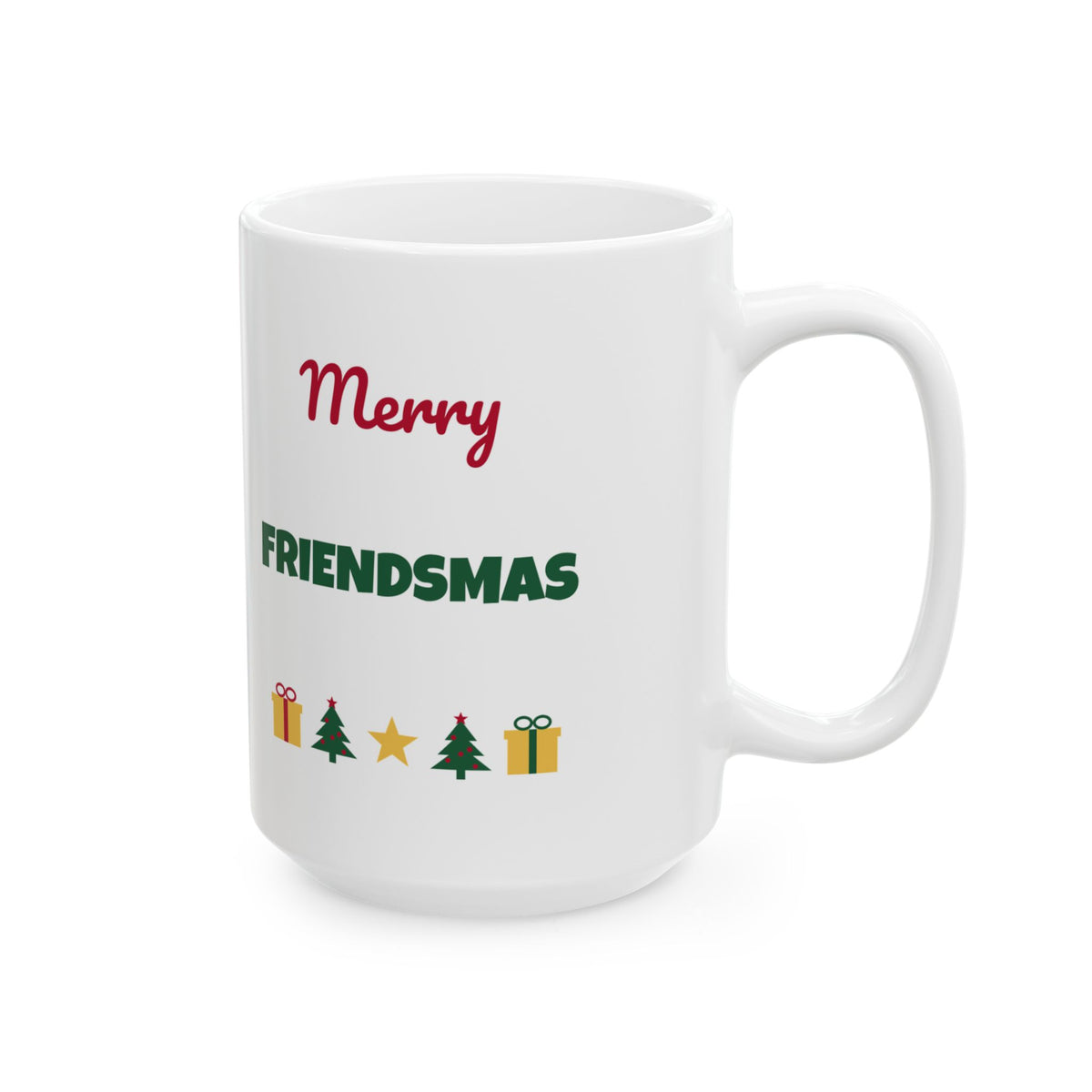 Merry Friendsmas Coffee Mug 11oz 15oz Best Friend Christmas Gift Exchange – Gifted Porch