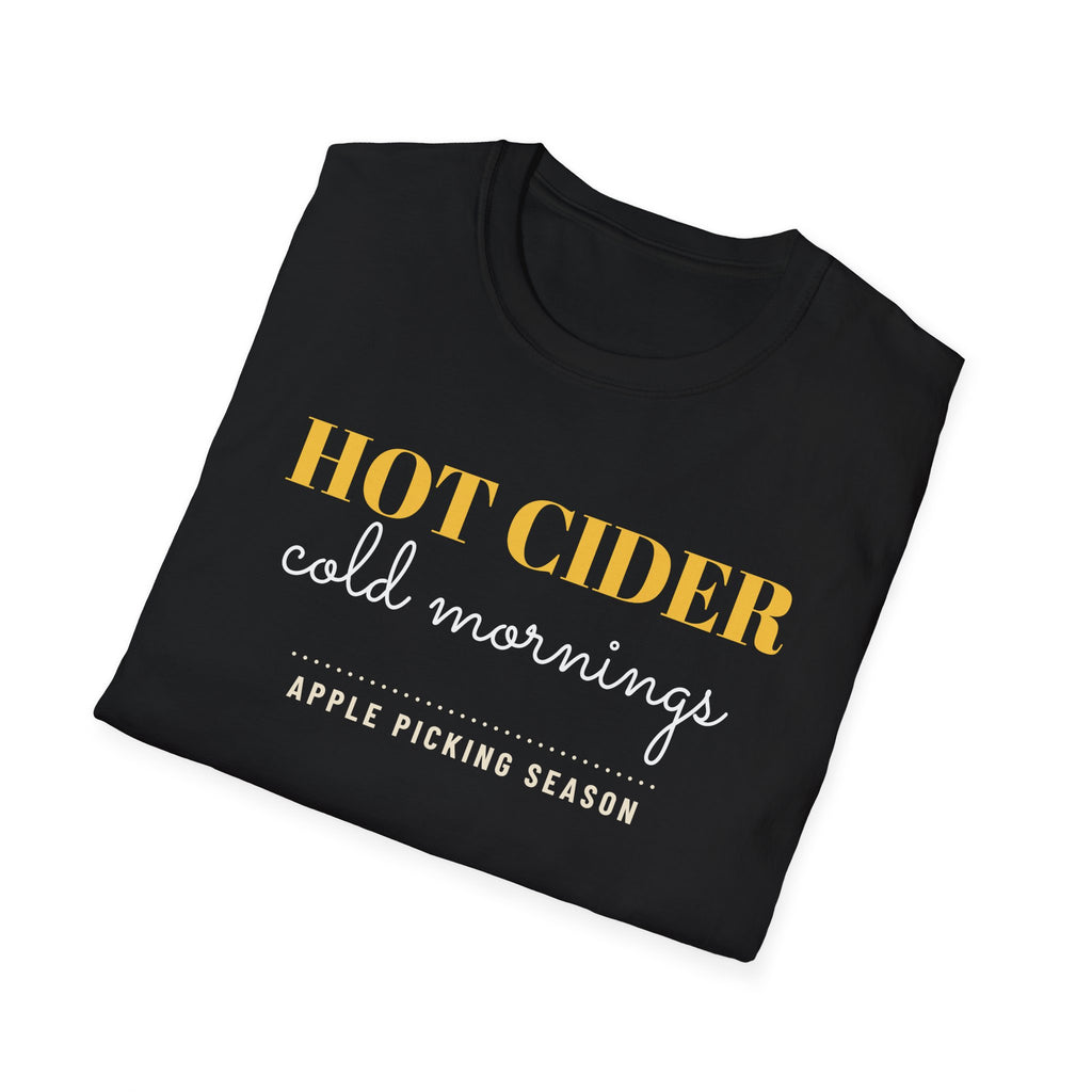 Hot Cider Cold Mornings Fall T-Shirt – Gifted Porch, view 12
