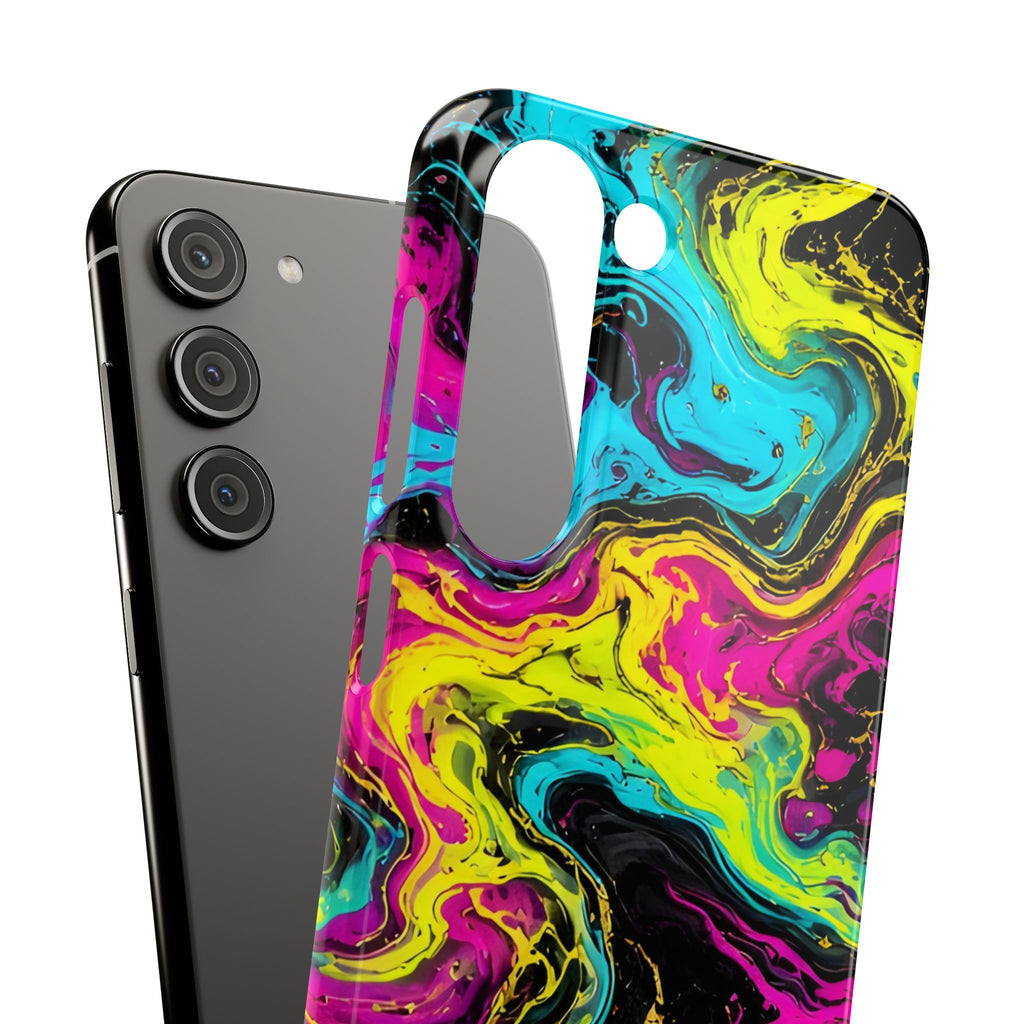 Neon Marble Abstract Phone Case