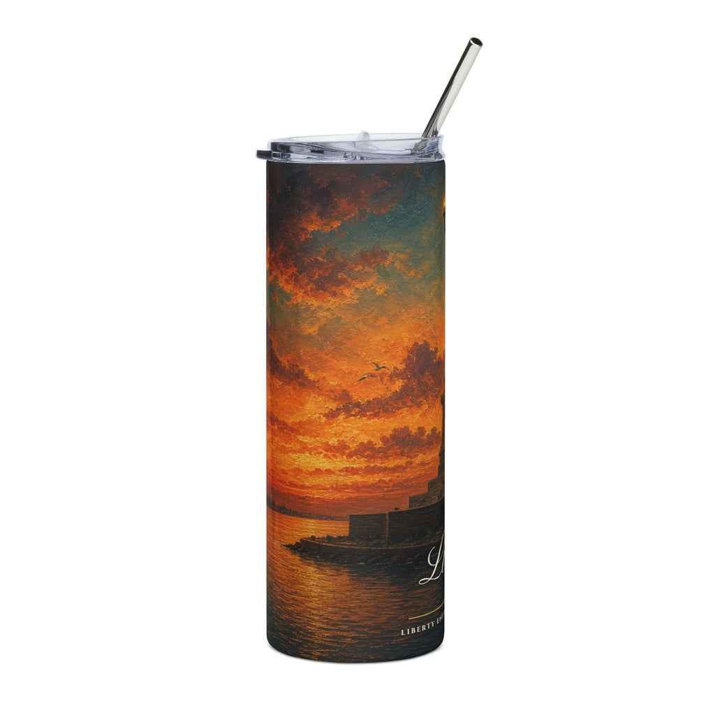 Statue of Liberty Sunset 20oz Tumbler