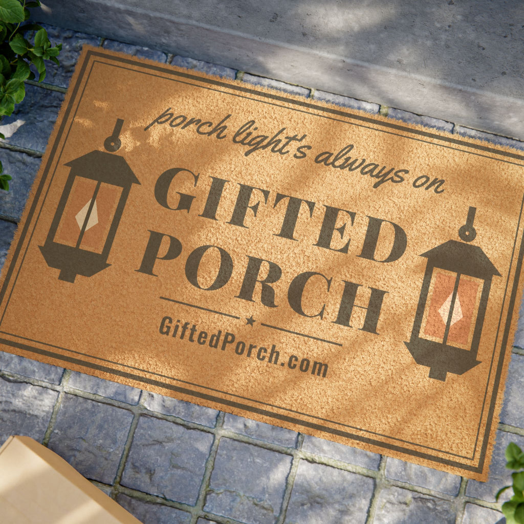 Gifted Porch Lantern Doormat