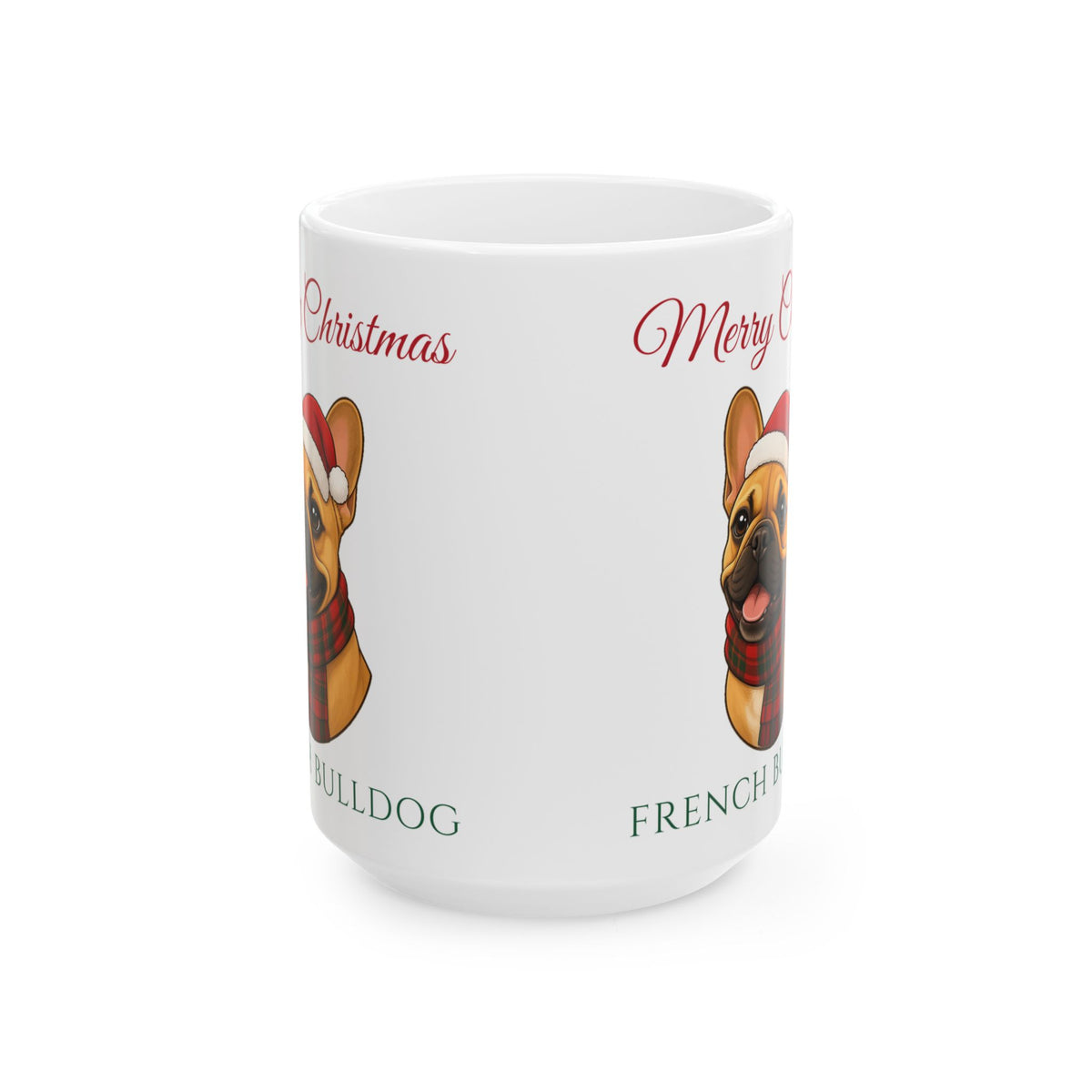 French Bulldog Dog Christmas Mug – Gifted Porch, view 3