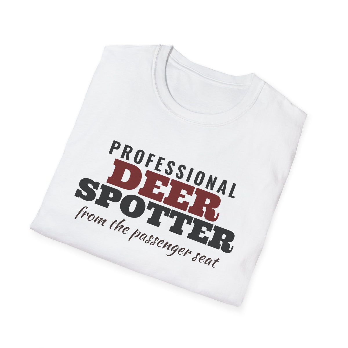 Professional Deer Spotter From The Passenger Seat T-Shirt – Gifted Porch, view 9