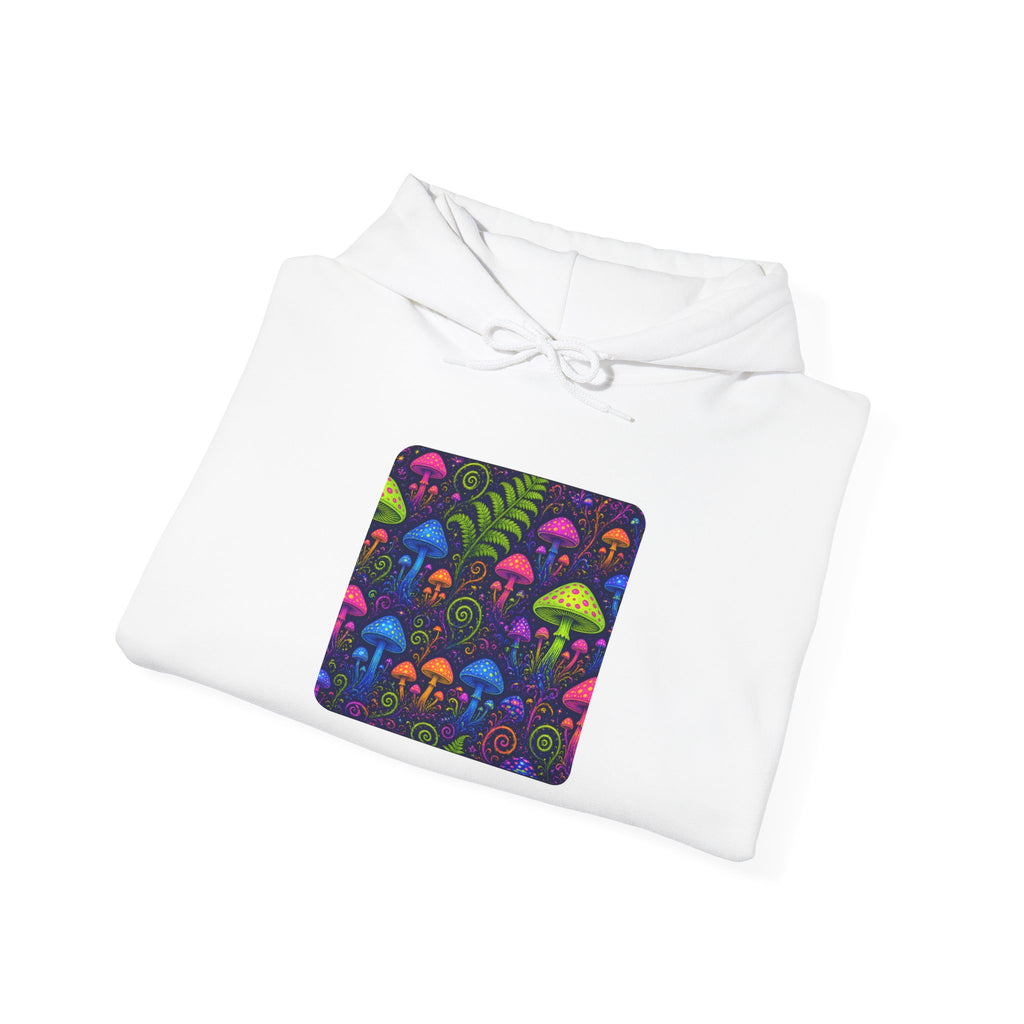 Trippy Mushroom Abstract Art Hoodie – unique art gift, photo 7