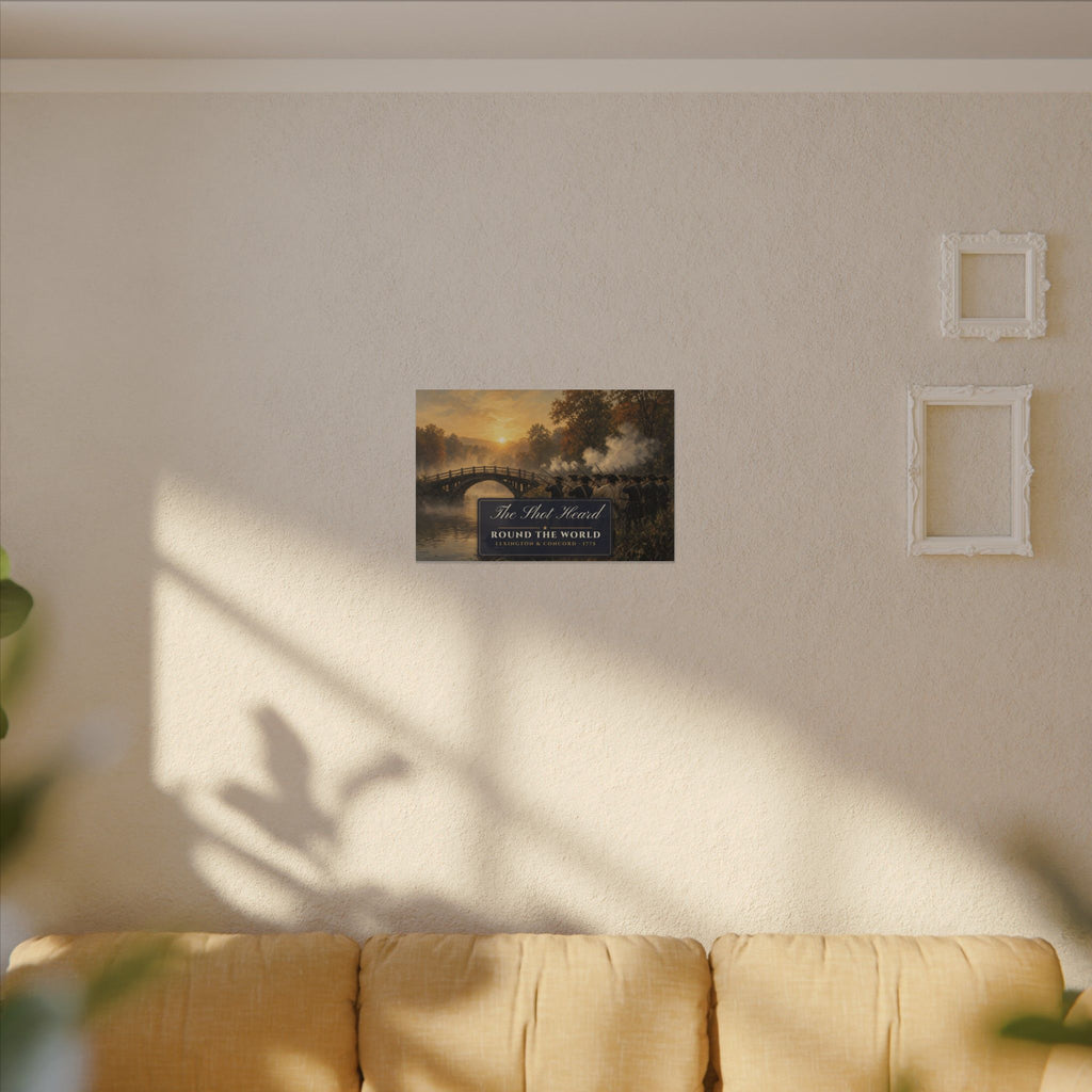 Lexington & Concord 1775 Canvas – patriotic gift, photo 8