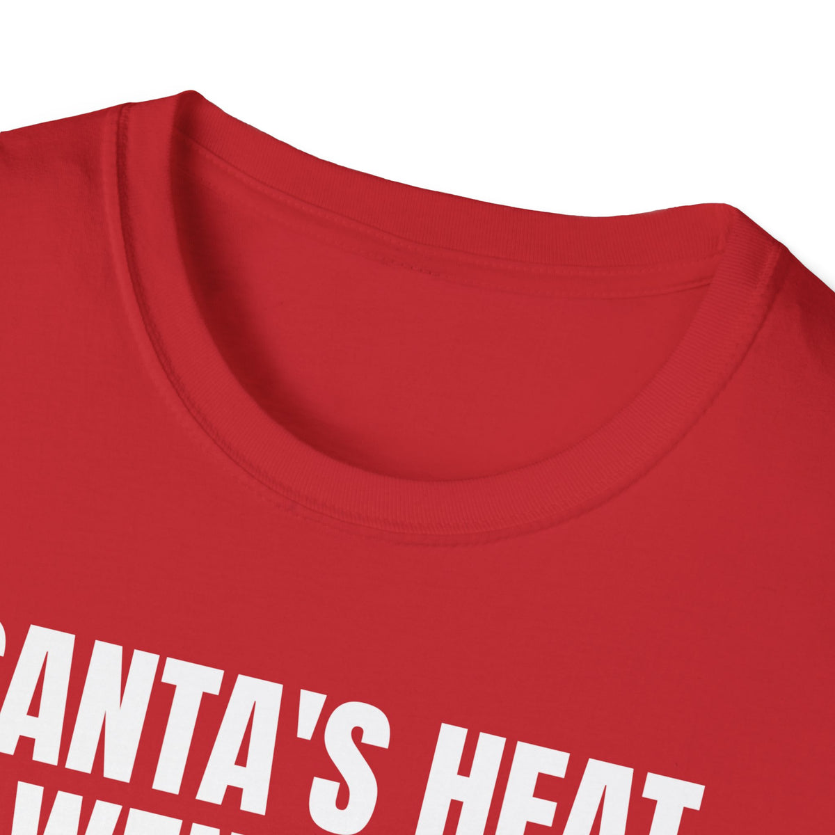 Santa's Heat Went Out Guess Who He Called HVAC T-Shirt – Gifted Porch, view 15