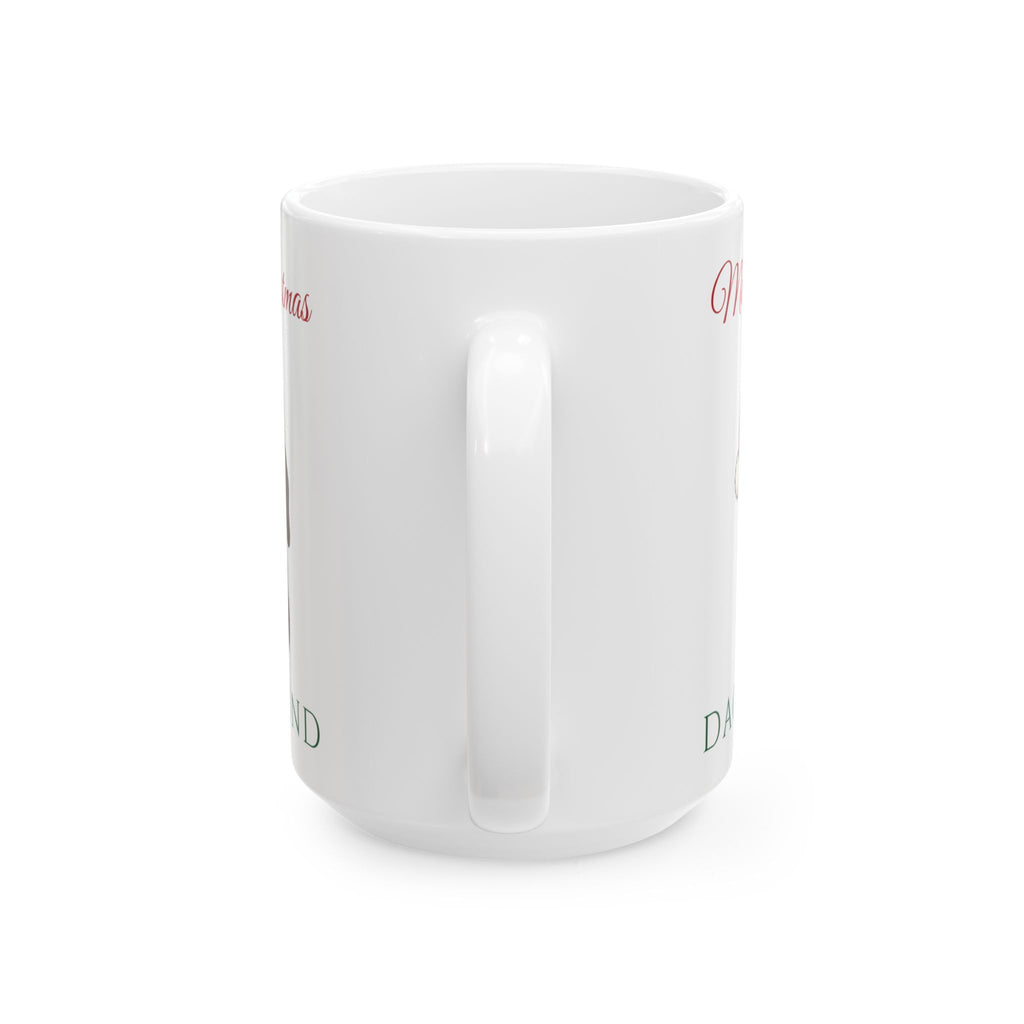 Dachshund Dog Christmas Mug