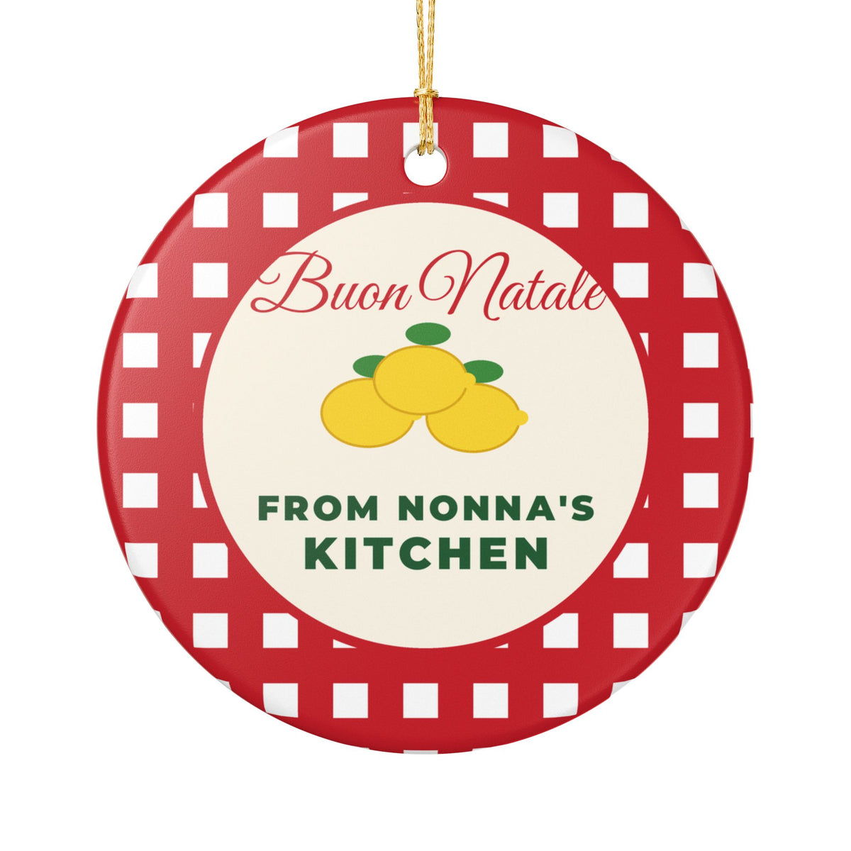 Buon Natale From Nonna's Kitchen Ornament – Gifted Porch, view 2