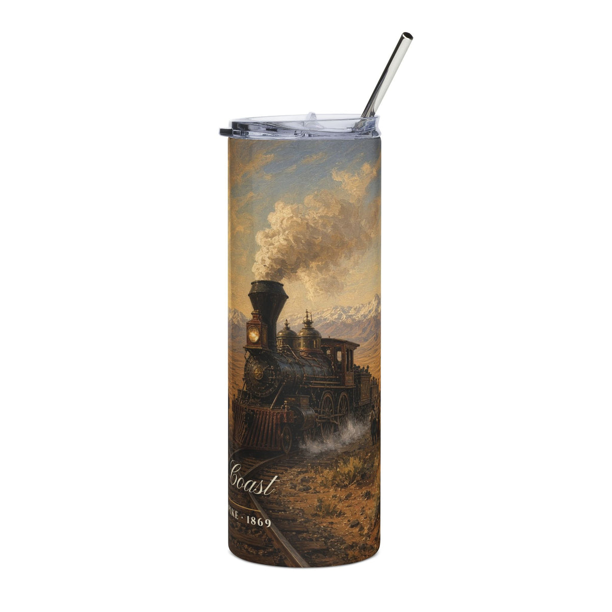 Golden Spike 1869 Railroad 20oz Tumbler