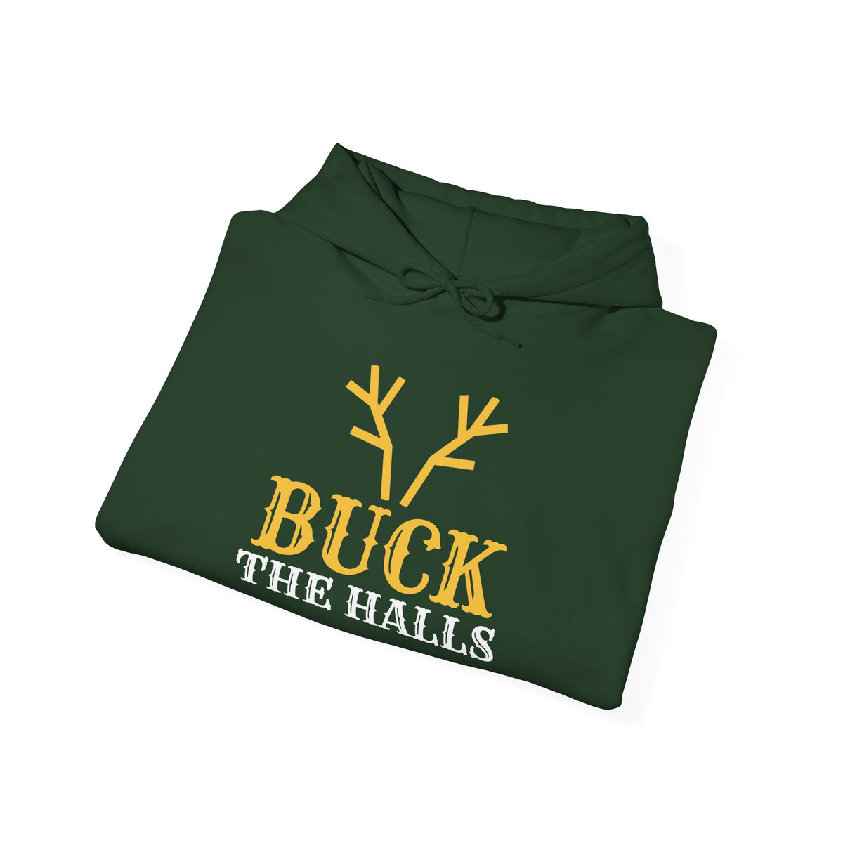Buck The Halls Hoodie – hunting gift, photo 9