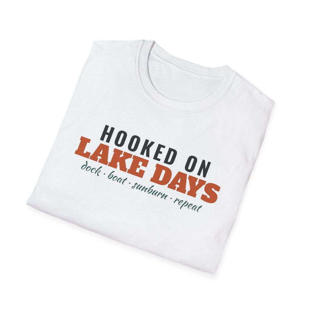 Hooked On Lake Days Fishing T-Shirt – Gifted Porch, view 5