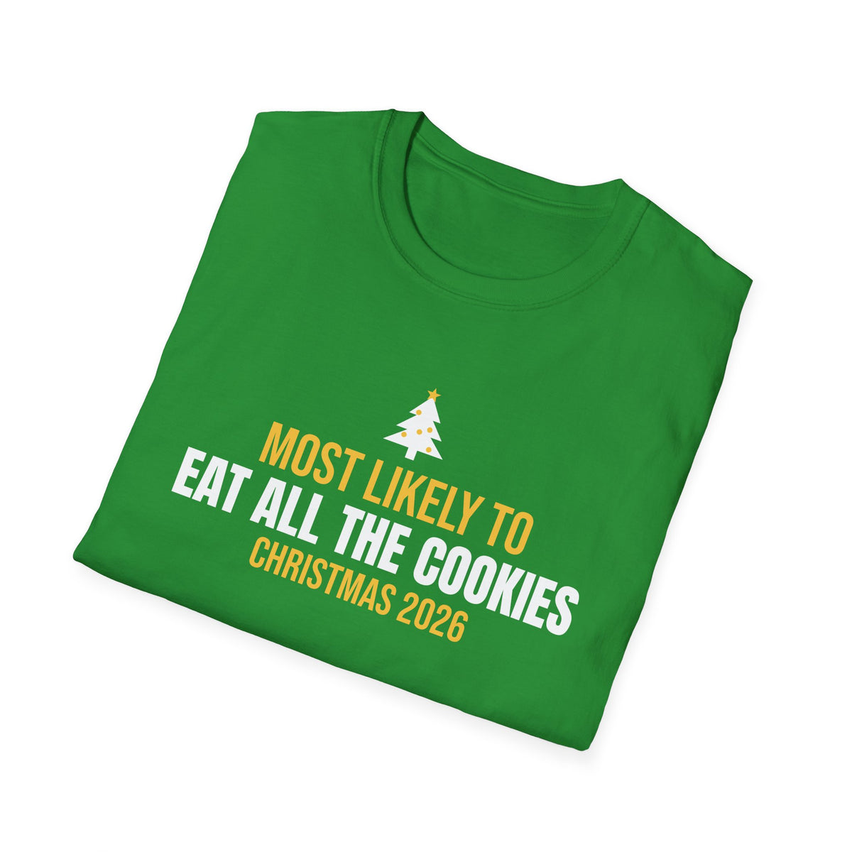 Most Likely To Eat All The Cookies Christmas 2026 Family Matching T-Shirt – Gifted Porch