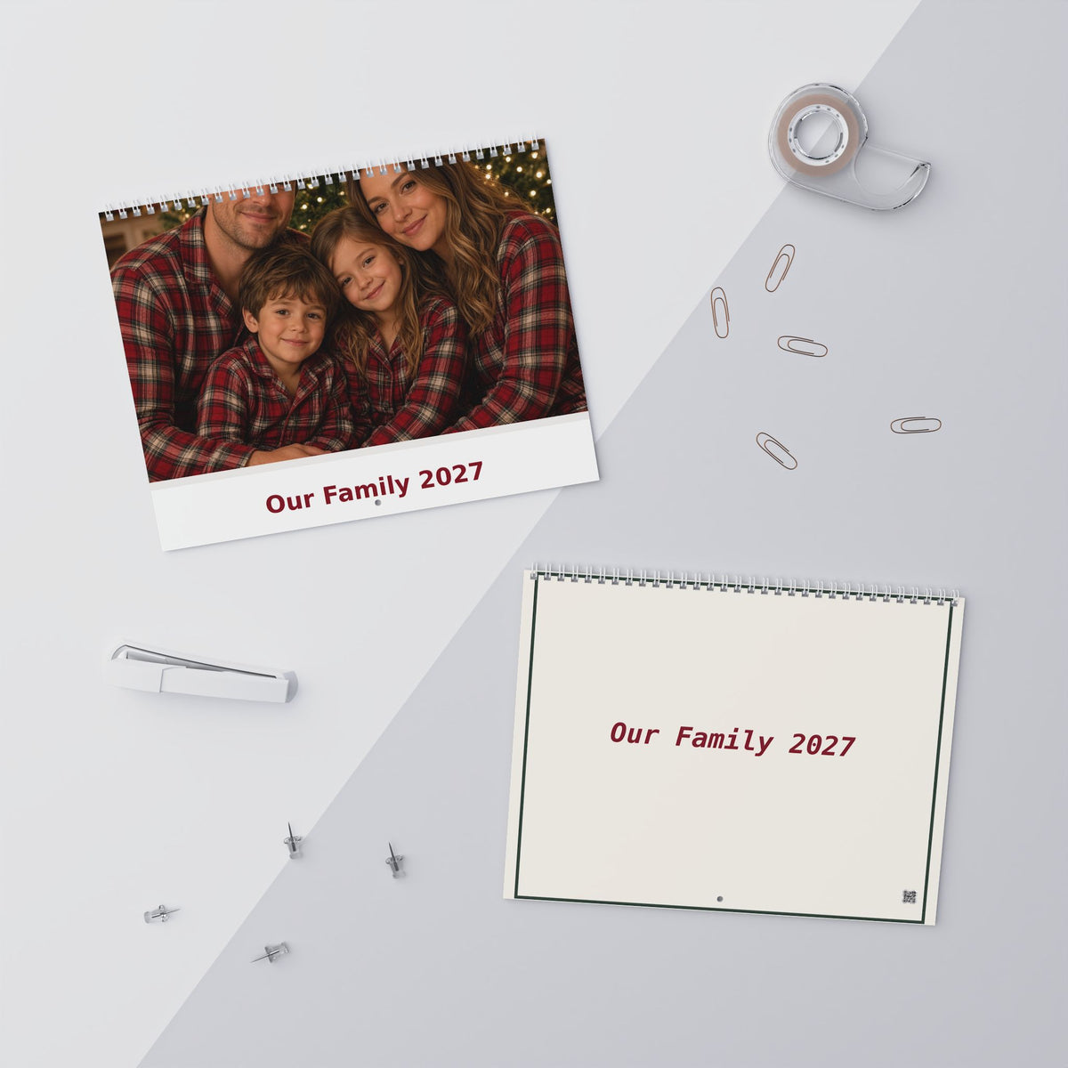 Custom Family Photo Calendar 2027