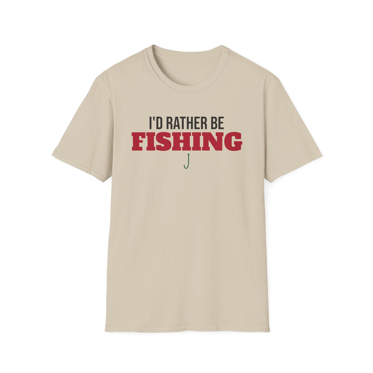 I'd Rather Be Fishing T-Shirt Fisherman Lake Life Gift Tee – Gifted Porch