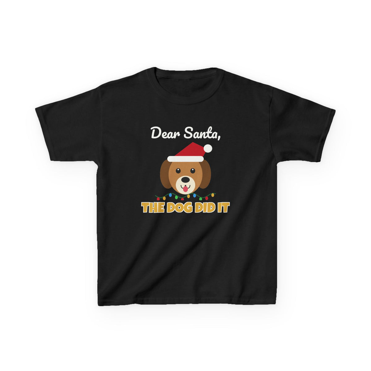 Dear Santa The Dog Did It Youth Tee