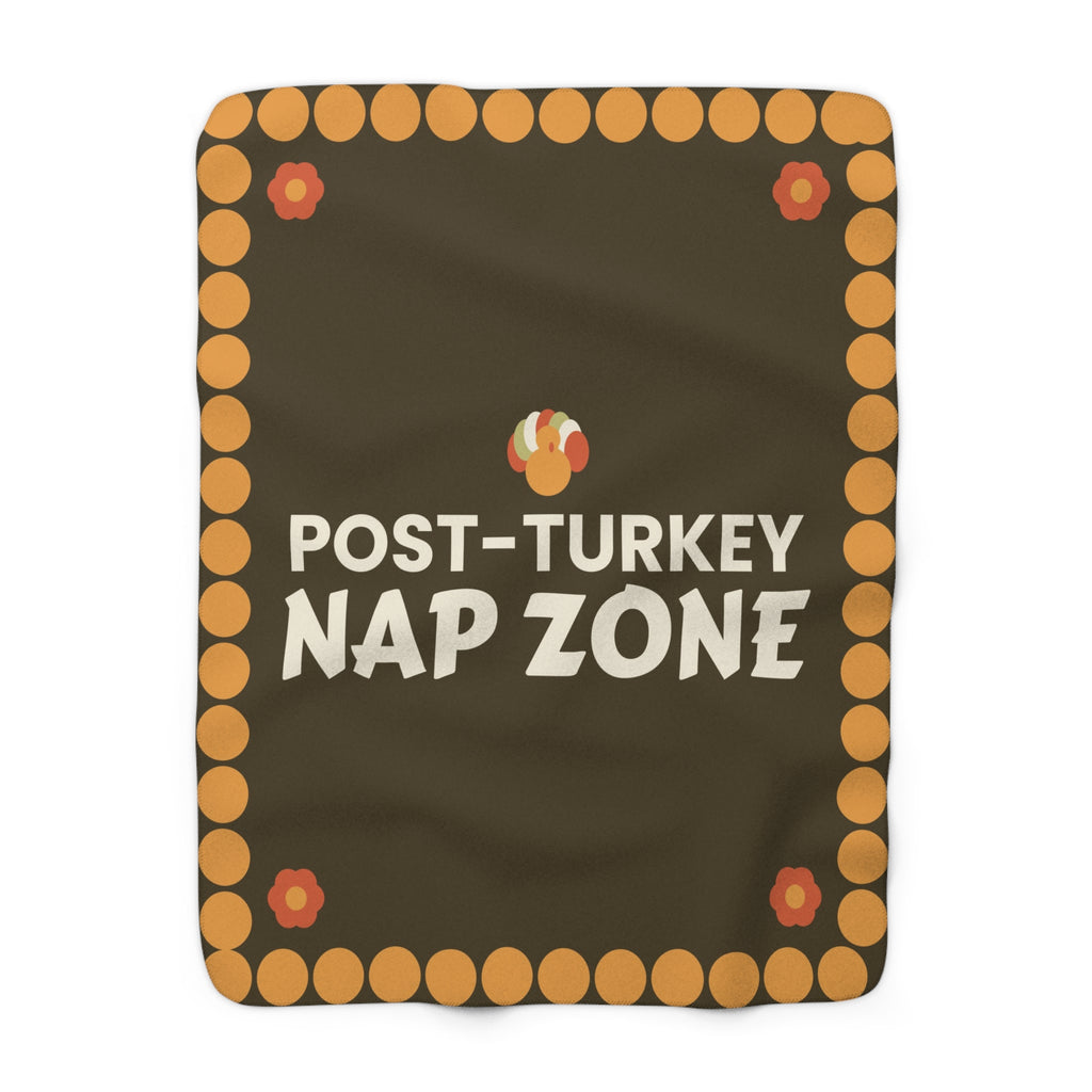 Post-Turkey Nap Zone Sherpa Blanket