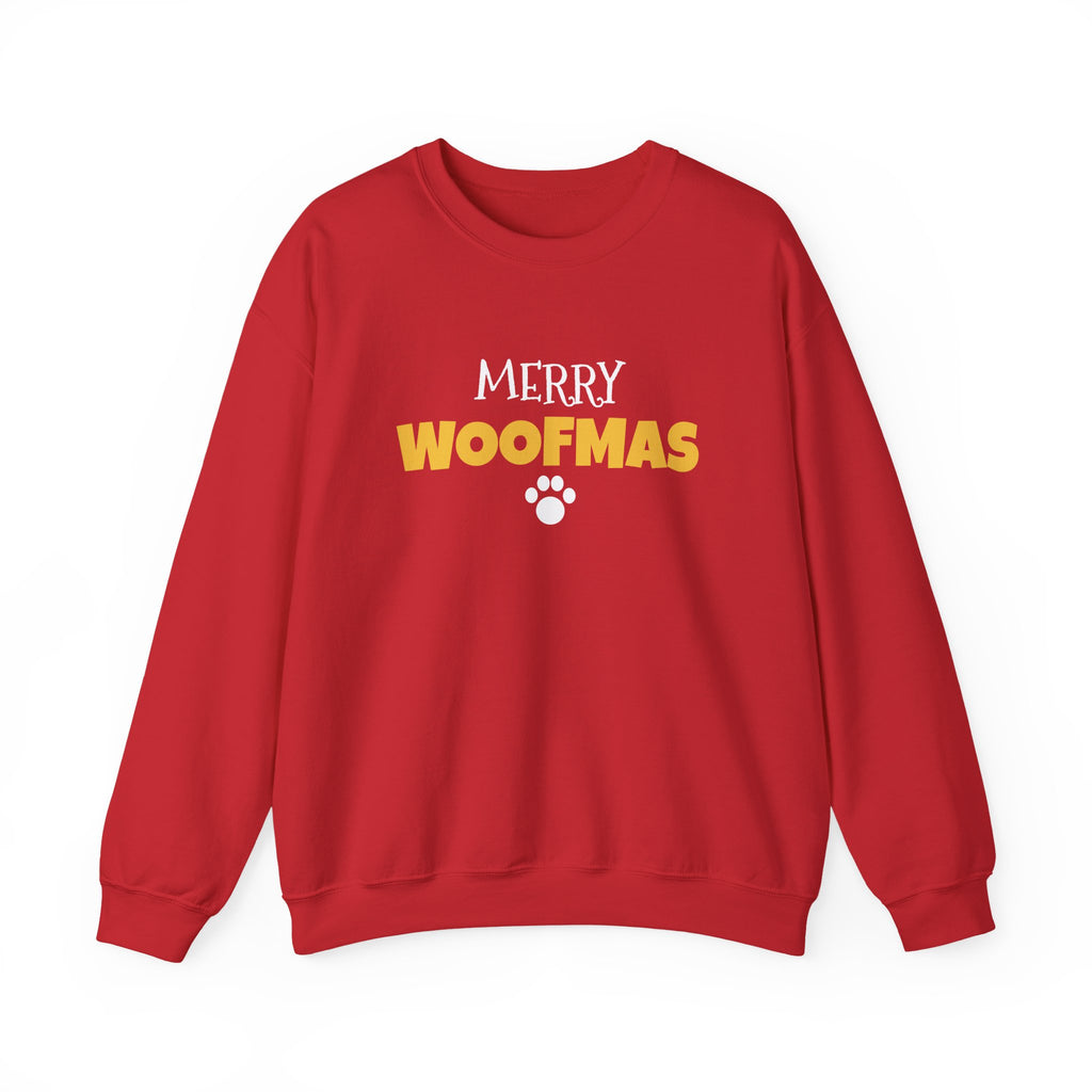 Merry Woofmas Dog Christmas Sweatshirt