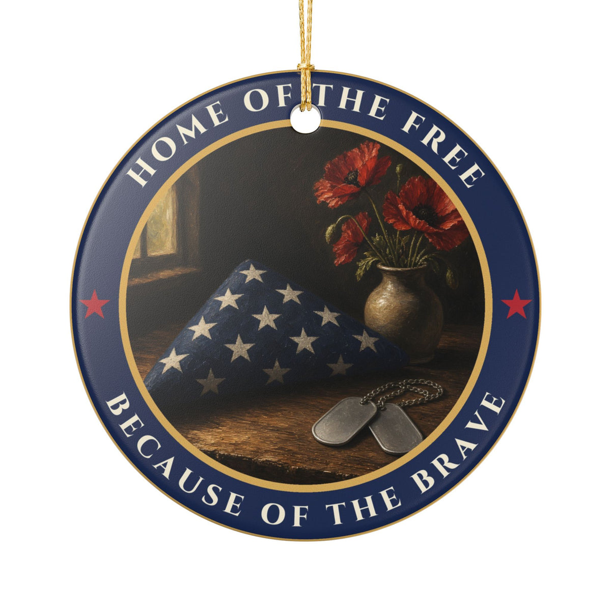 Because of the Brave Ornament
