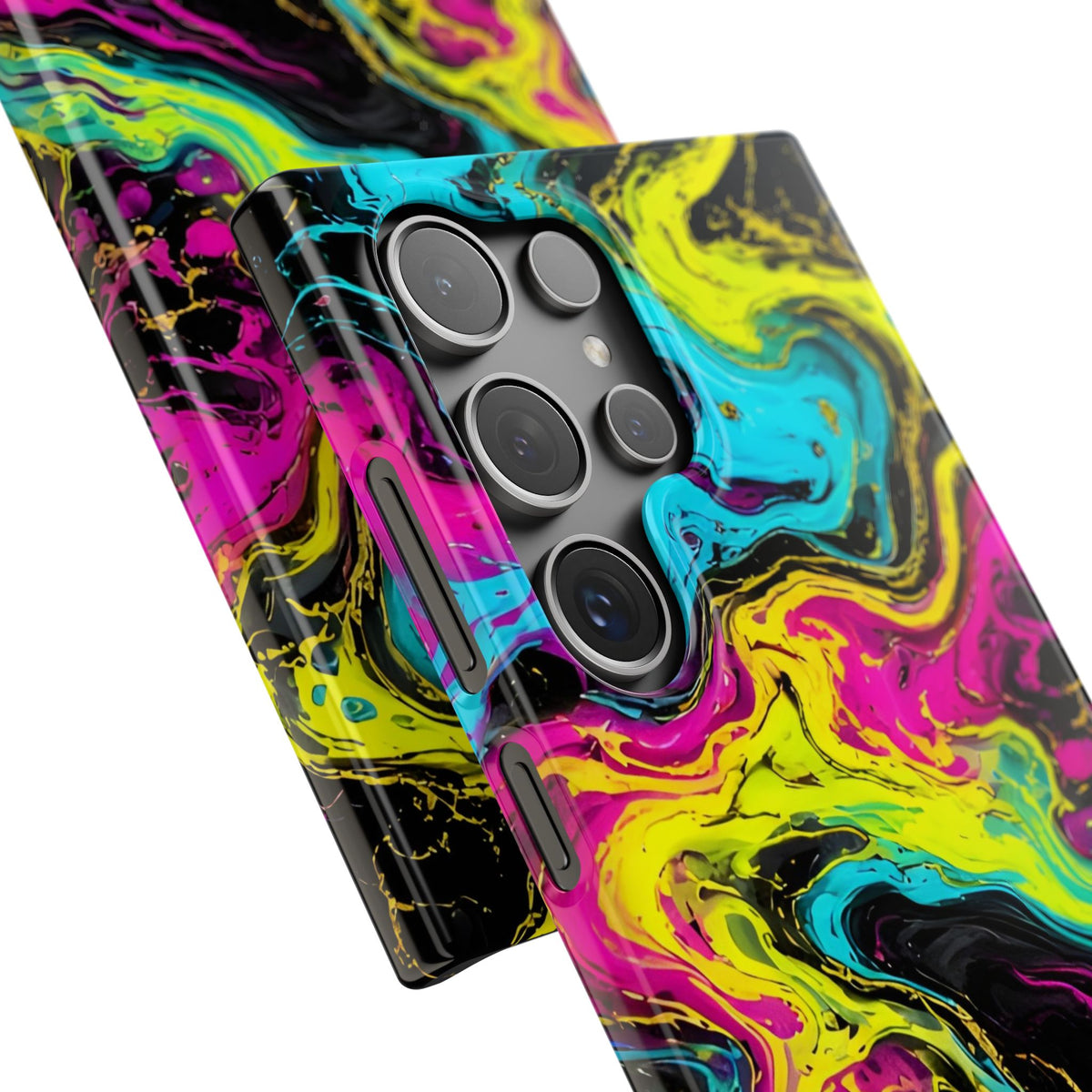 Neon Marble Abstract Phone Case