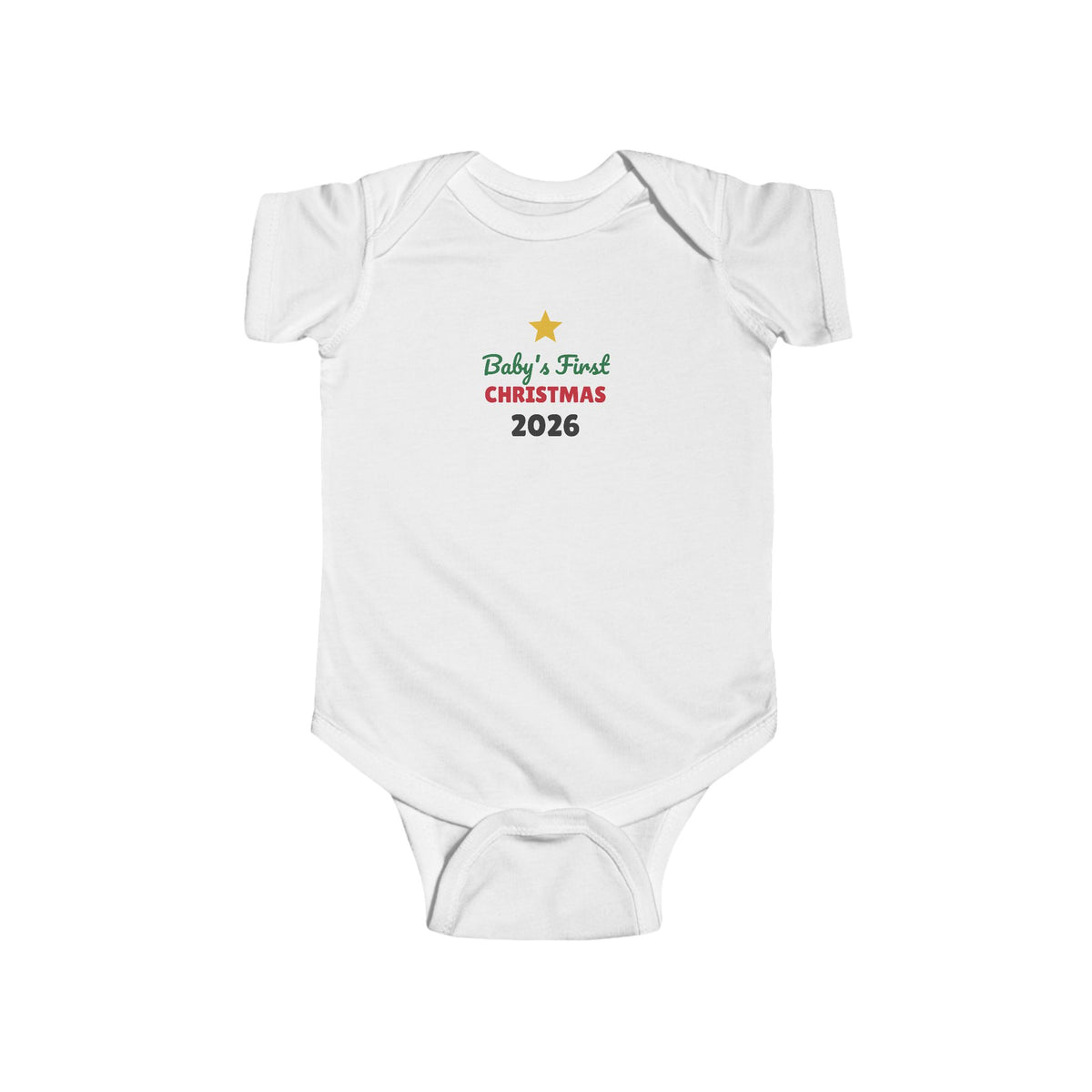 Baby's First Christmas 2026 Onesie – Baby's First Christmas gift