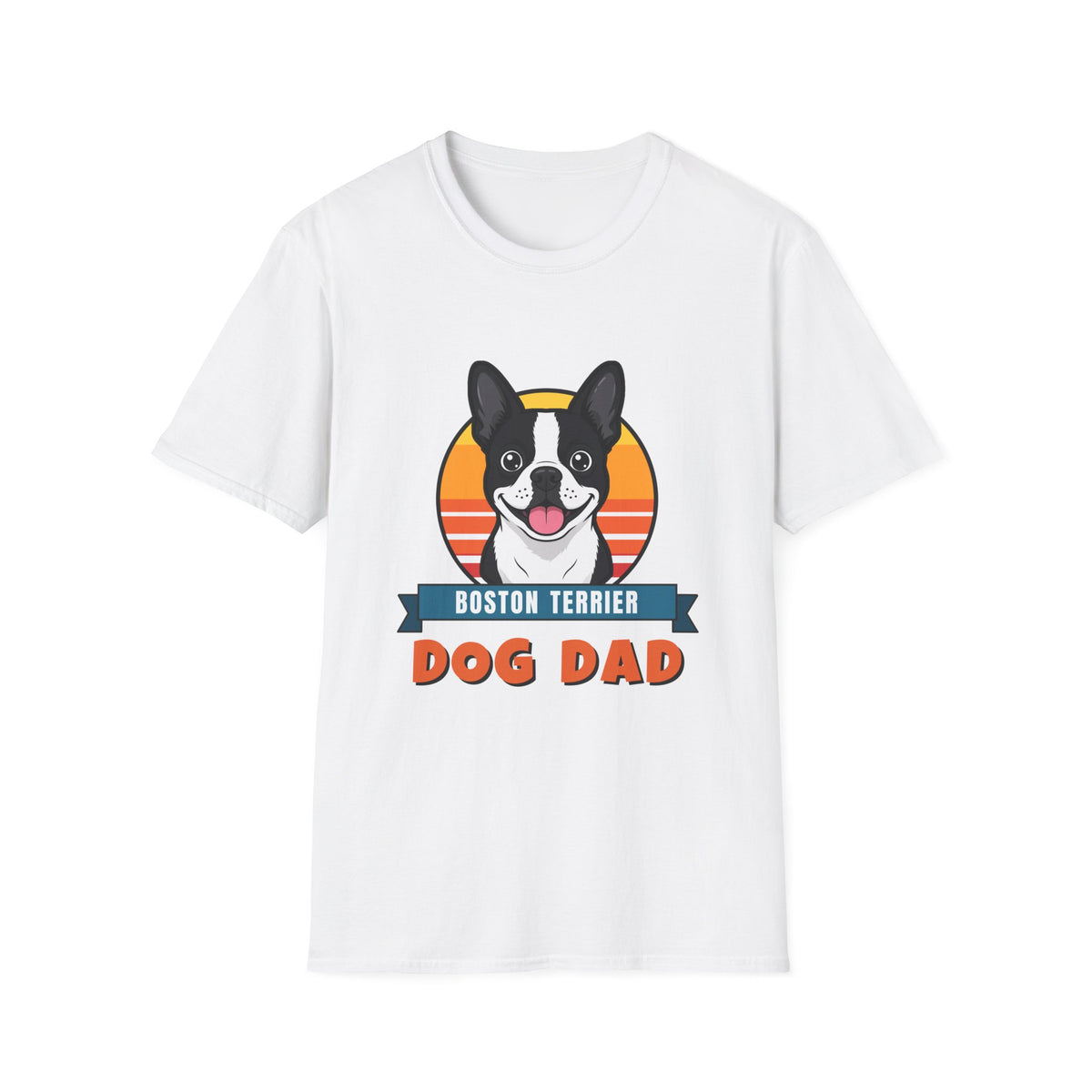 Boston Terrier Dog Dad Shirt
