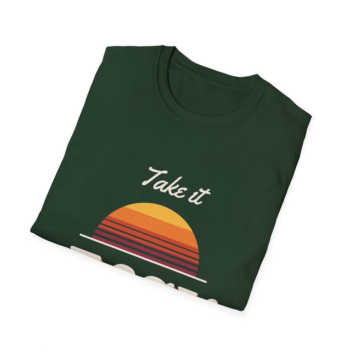 Take It Easy Retro Sunset Tee