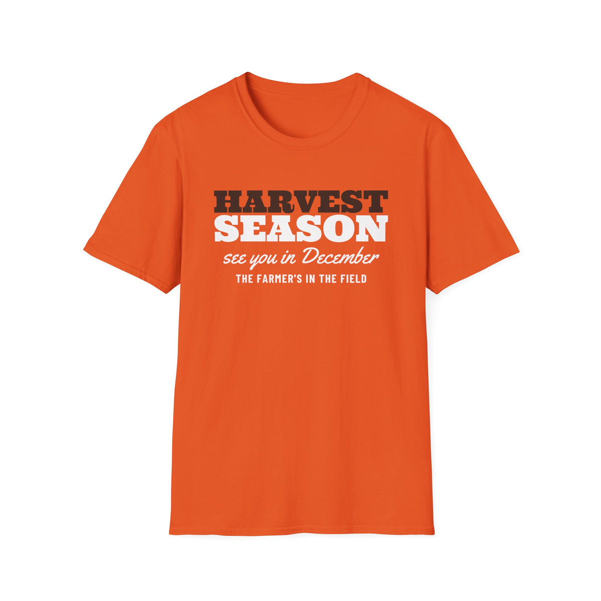 Harvest Season See You In December Funny Farmer T-Shirt – Gifted Porch, view 4