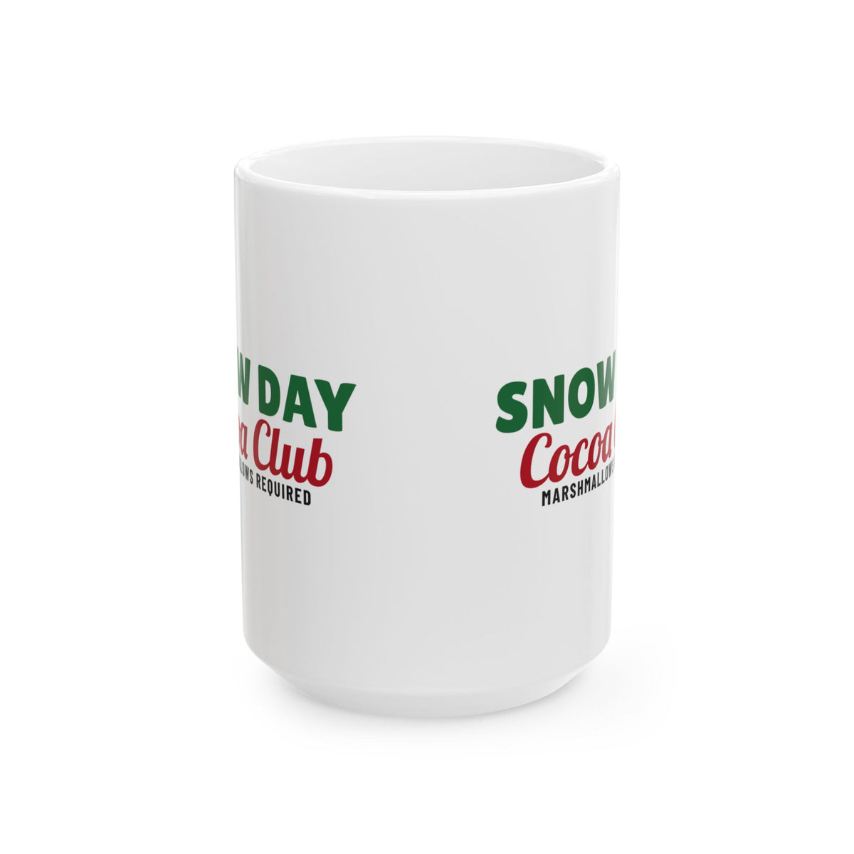 Snow Day Cocoa Club Christmas Mug Winter Kids Family Gift – Gifted Porch, view 3