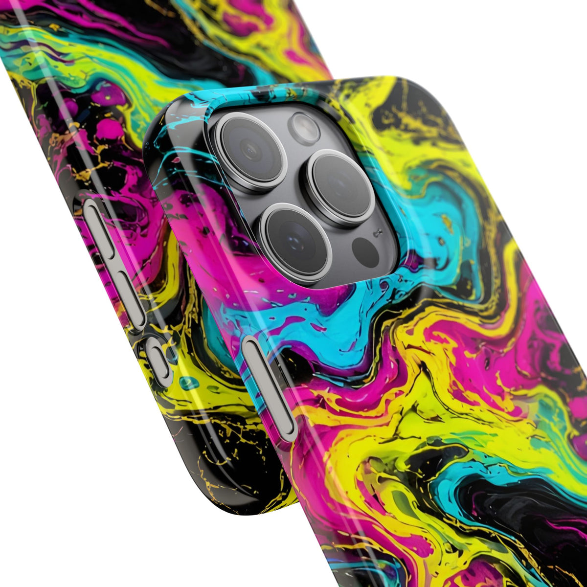 Neon Marble Abstract Phone Case