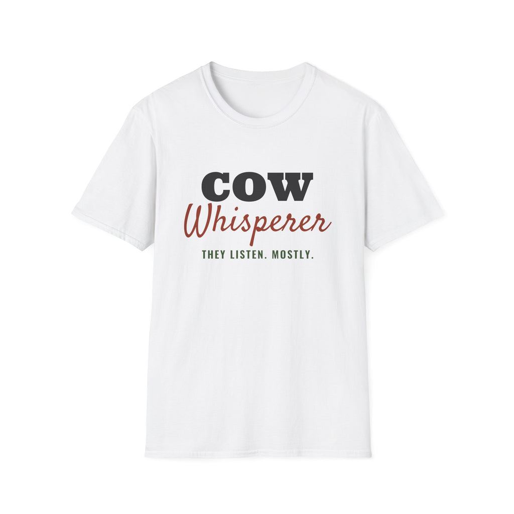 Cow Whisperer Funny Cow T-Shirt – Gifted Porch, view 1