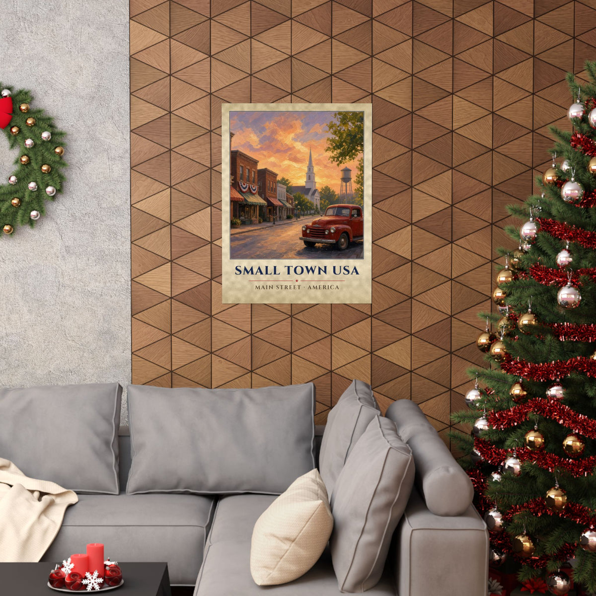 Small Town USA Poster