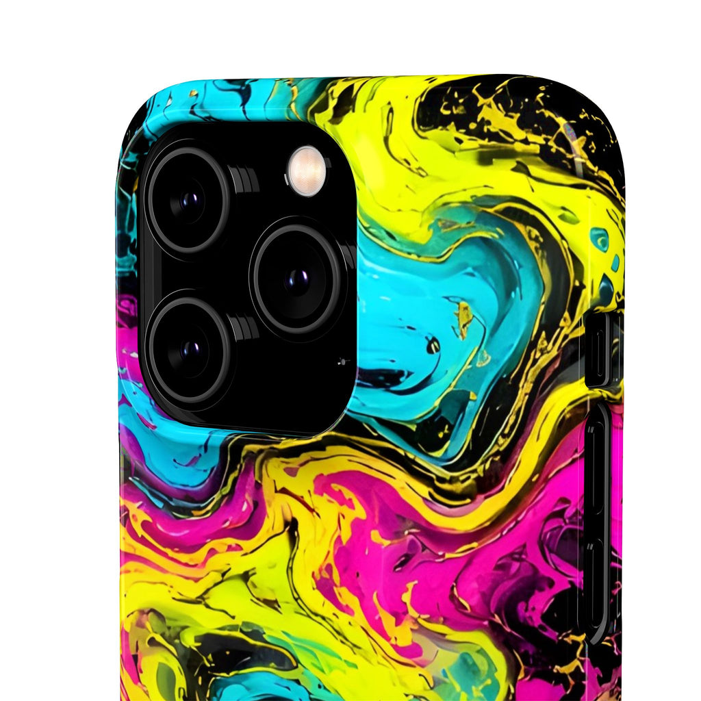 Neon Marble Abstract Phone Case