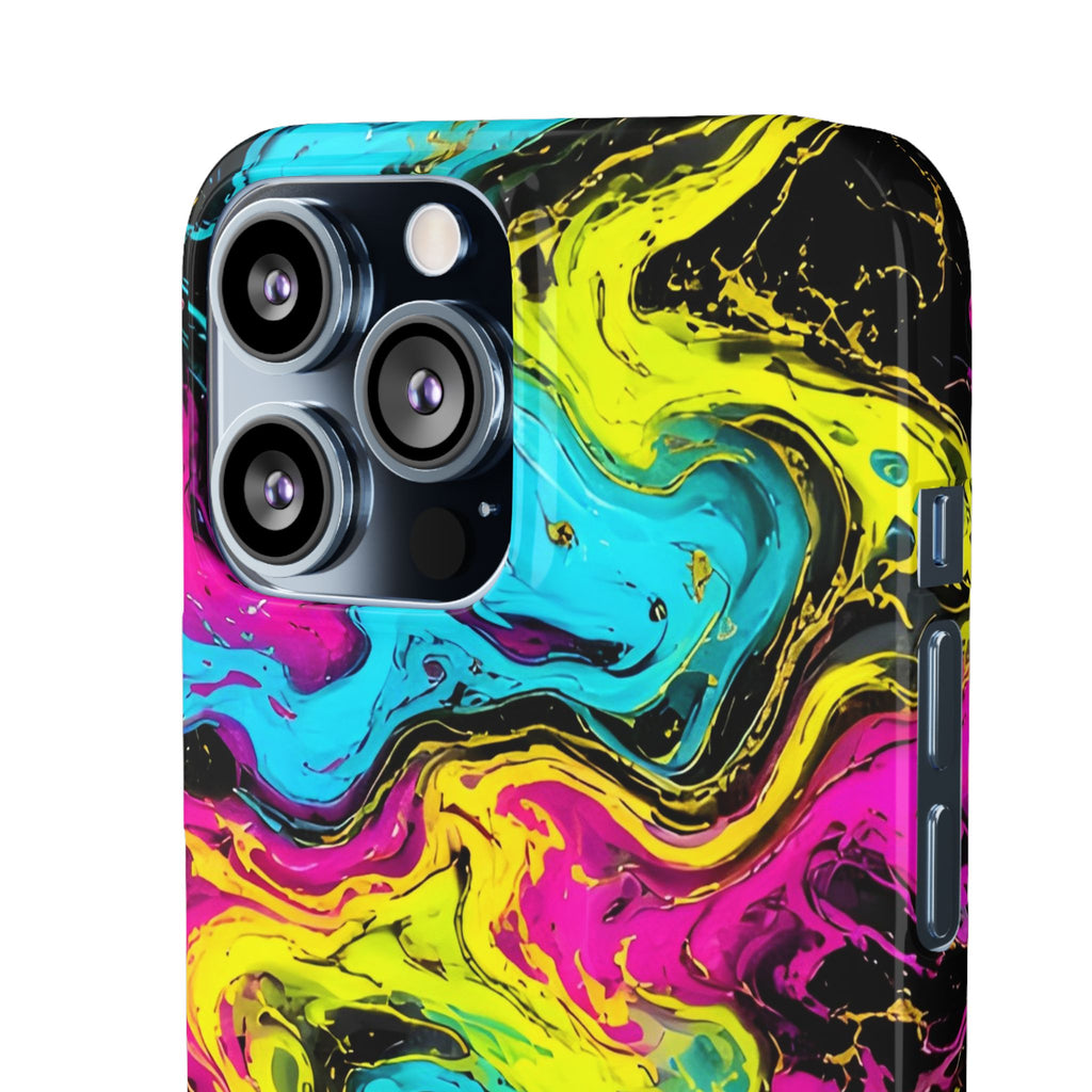 Neon Marble Abstract Phone Case
