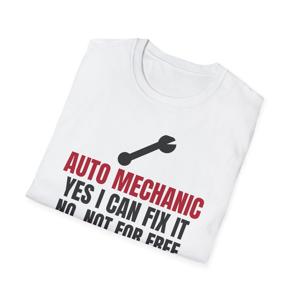 Yes I Can Fix It No Not For Free Mechanic T-Shirt – Gifted Porch, view 5