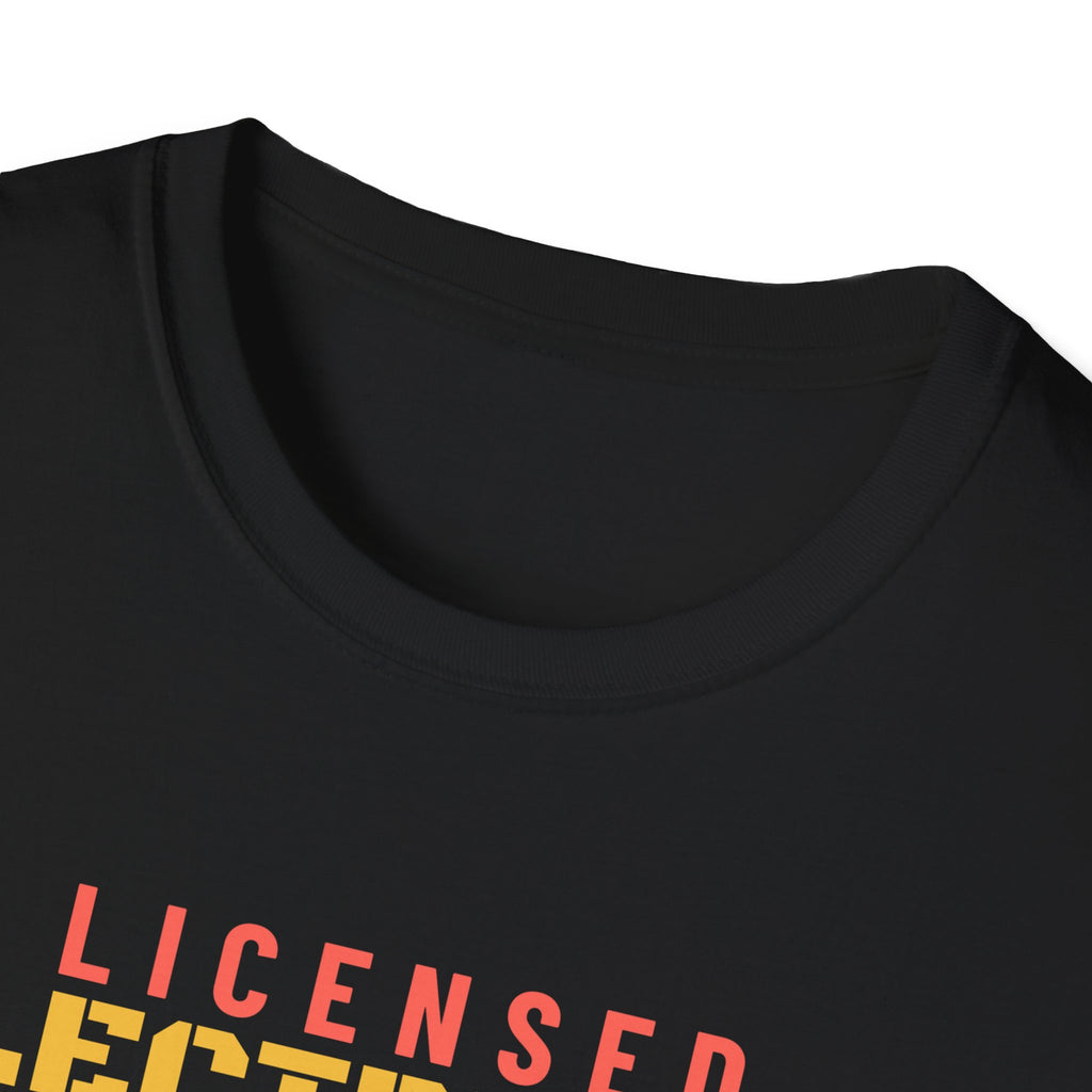Electrician Powered By Coffee & Mild Shocks T-Shirt – Gifted Porch, view 7