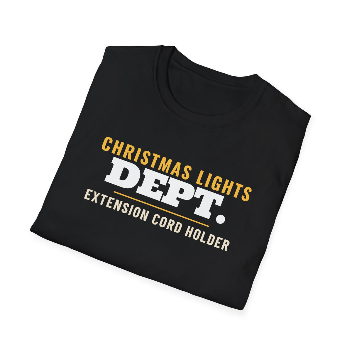 Christmas Lights Dept Extension Cord Holder Matching T-Shirt – Gifted Porch, view 10