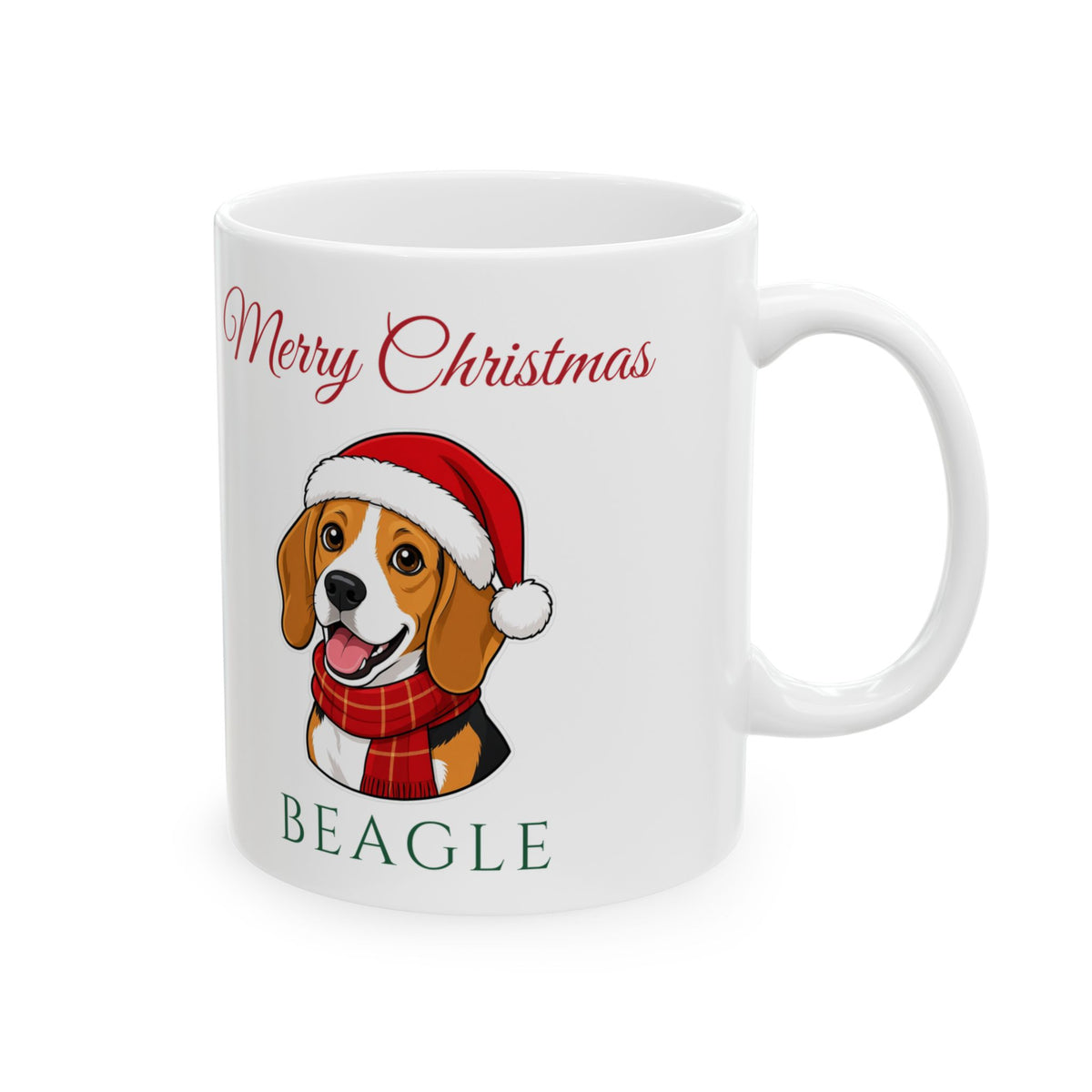 Beagle Dog Christmas Mug