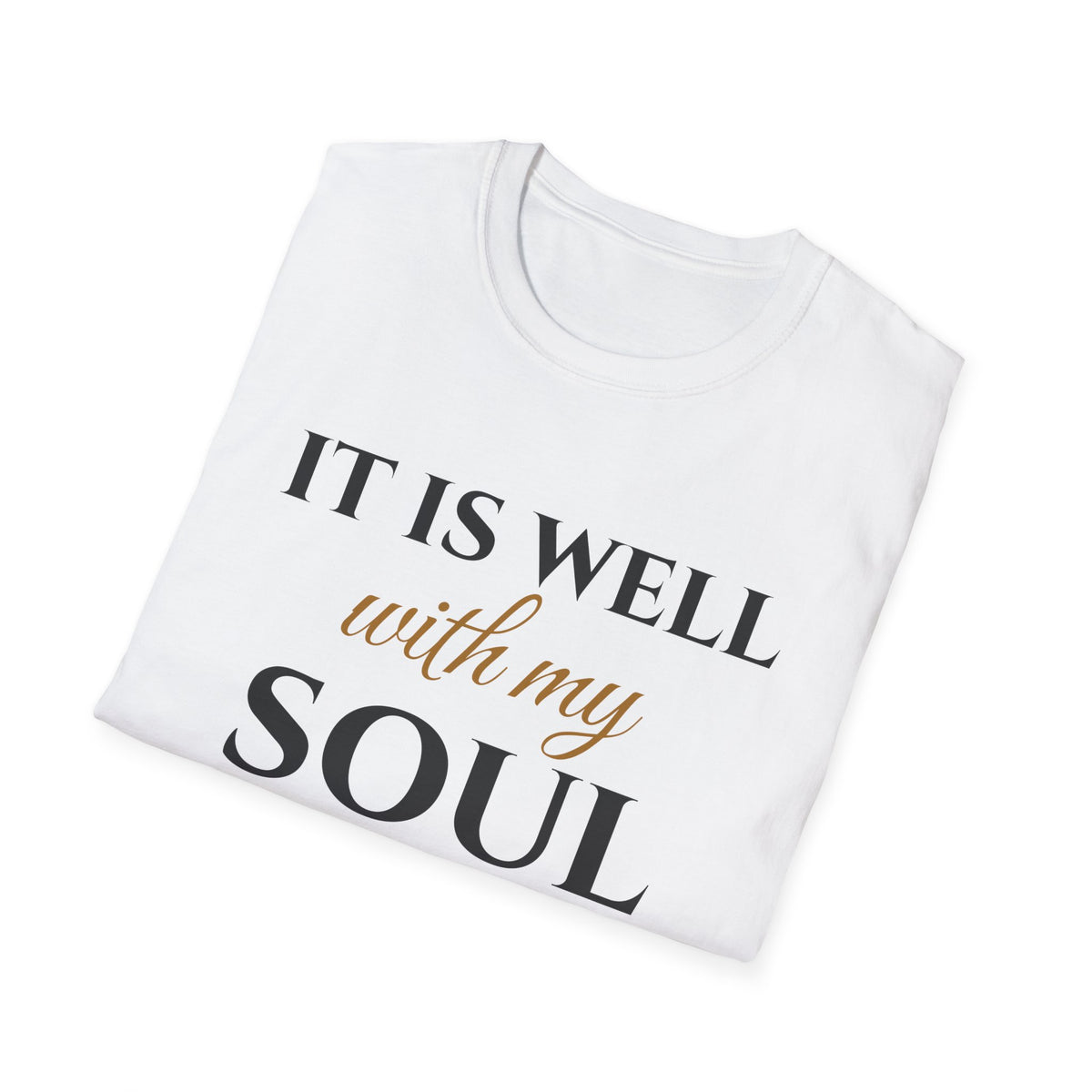 It Is Well With My Soul Christian Hymn T-Shirt – Gifted Porch, view 5